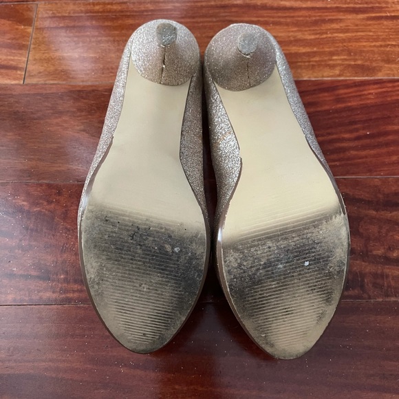 Steve Madden Gold Glitter ‘Caryssa’ Pumps sz 9.5 - Picture 9 of 13